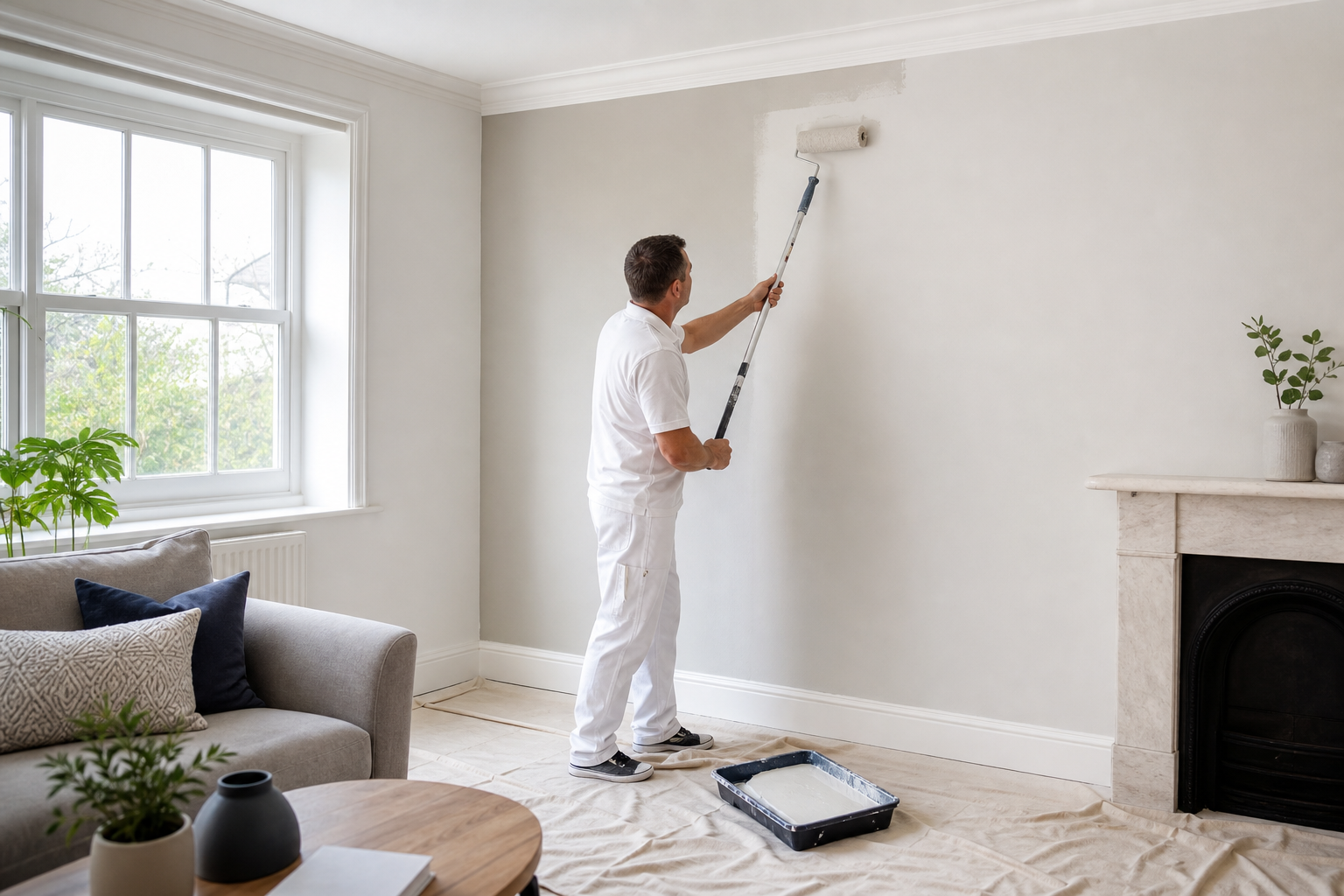 Painting & Decorating service illustration